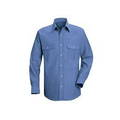 Red Kap Men's Long Sleeve Western Style Uniform Shirt